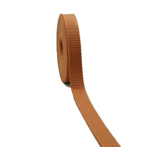 Gurtband einfarbig caramel (S) 20mm