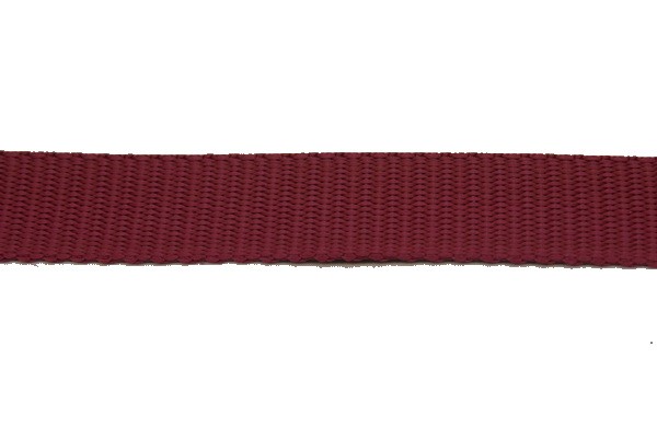 Gurtband einfarbig bordeaux (S) 15mm