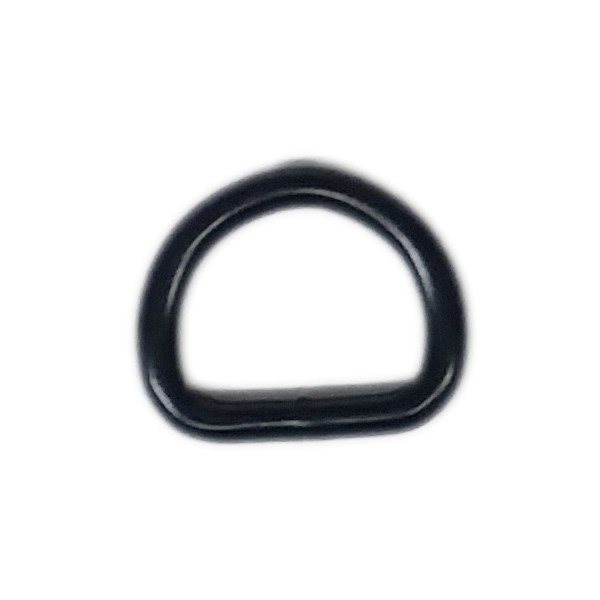 Halbring schwarz (D-Ring) Strong 20mm/4,0mm