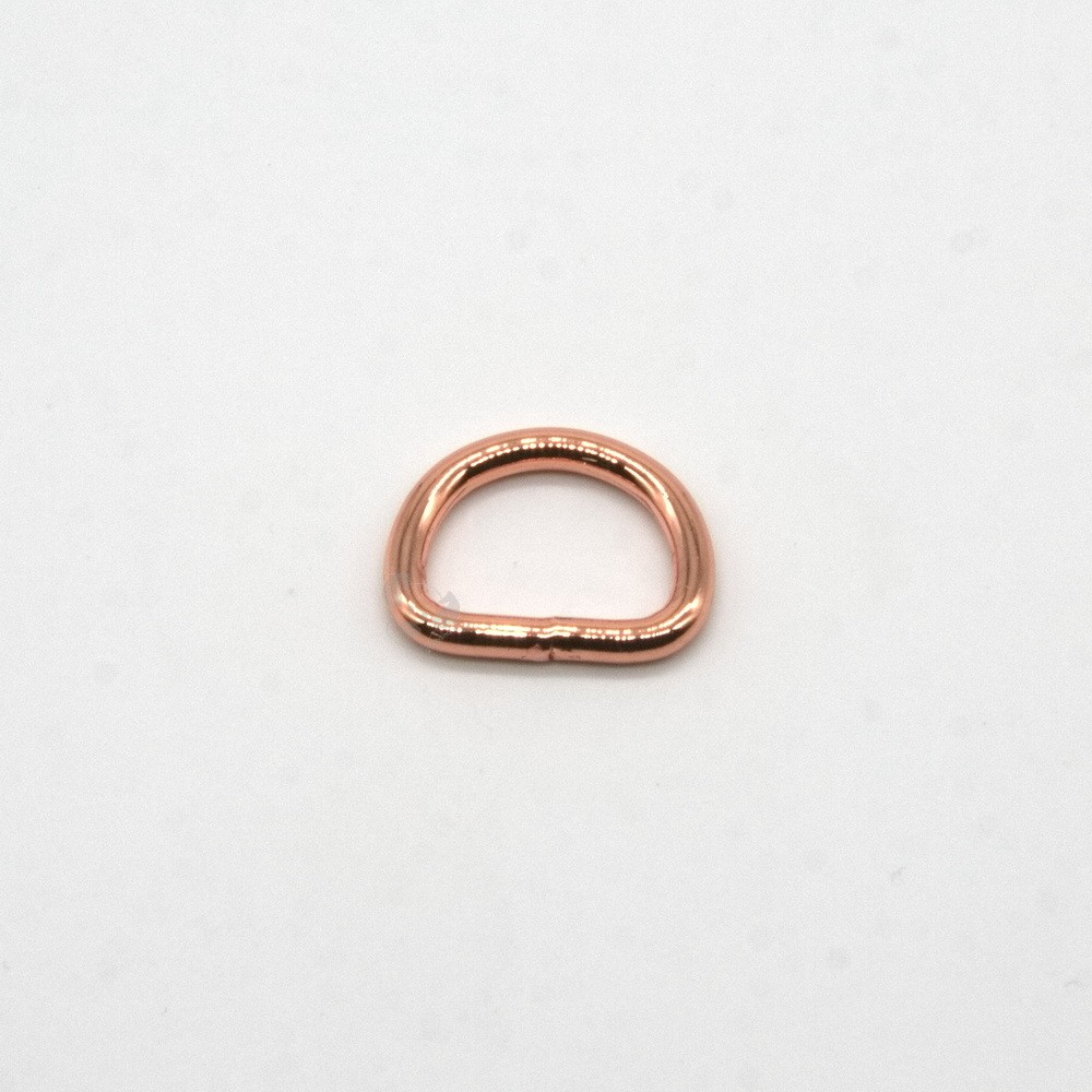 Halbring roségold (D-Ring) 15mm/3,0mm