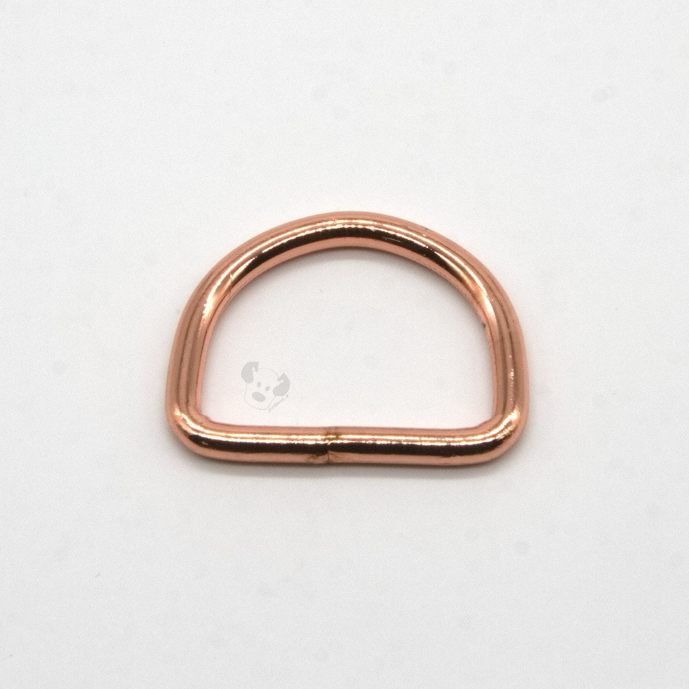 Halbring roségold (D-Ring) 30mm/4,0mm