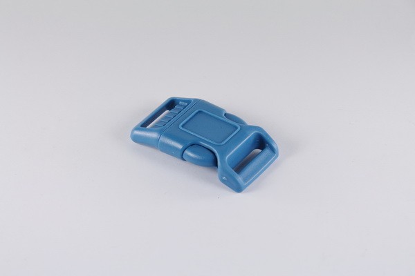 Plastik Schnalle (Klickschnalle) gebogen blau