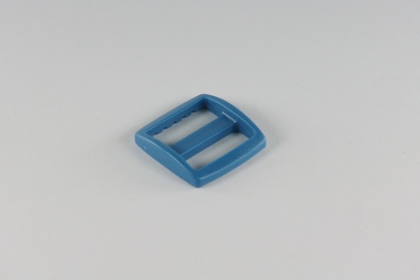 Plastik Schieber (Schiebeschnalle) hoch blau 25mm