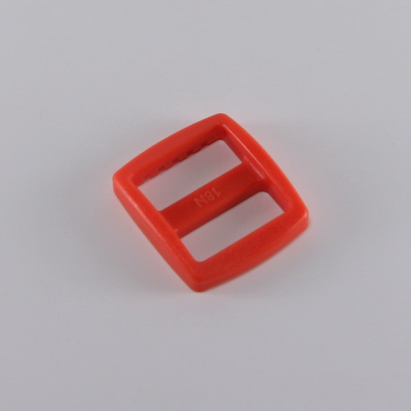 Plastik Schieber (Schiebeschnalle) hoch orange 15mm