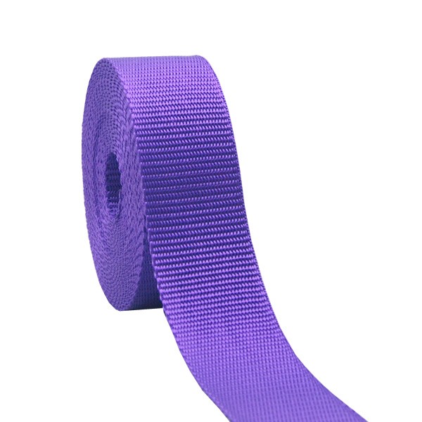 Gurtband einfarbig lila (S) 40mm