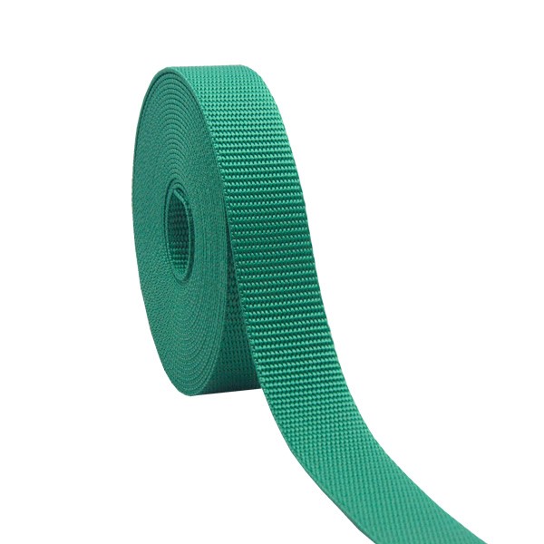 Gurtband einfarbig waldgrün (S) 25mm