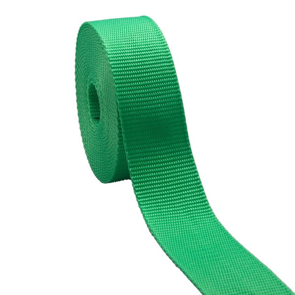 Gurtband einfarbig grasgrün (S) 40mm