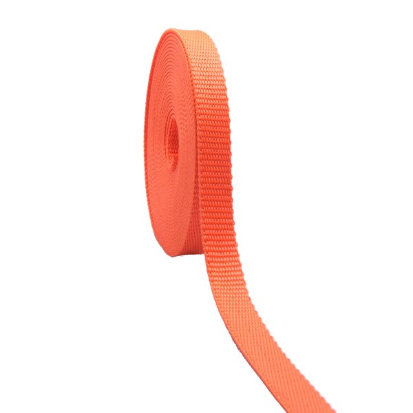 Gurtband einfarbig orange (S) 15mm