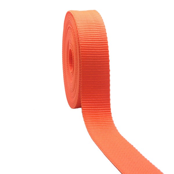 Gurtband einfarbig orange (S) 30mm