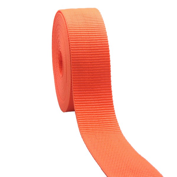 Gurtband einfarbig orange (S) 40mm