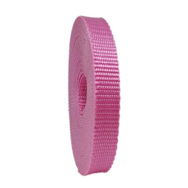Gurtband einfarbig rosa (S) 15mm
