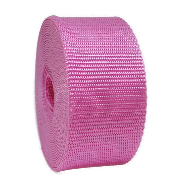 Gurtband einfarbig rosa (S) 50mm